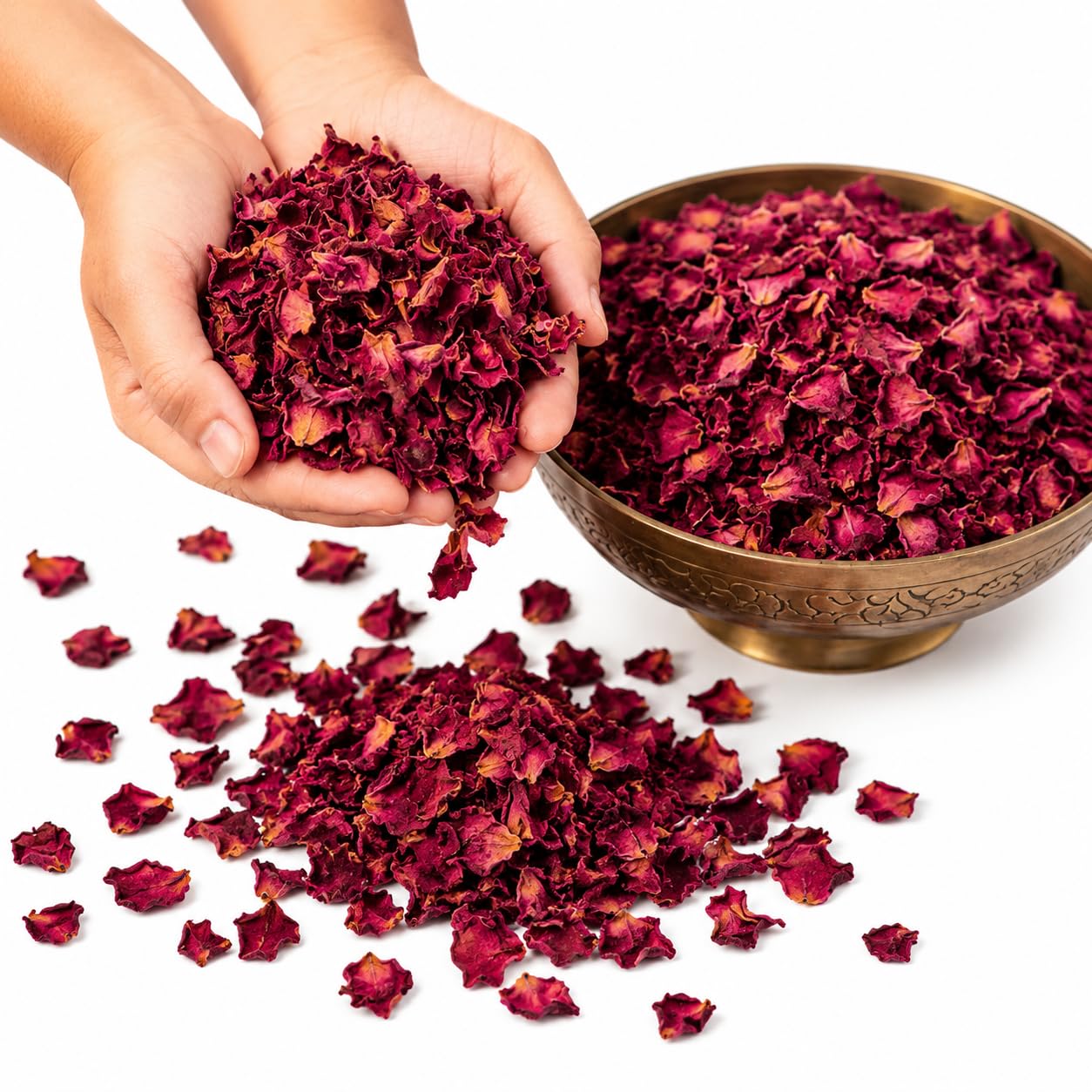 Dried Rose Petals 20g Natural Rose Flower Leaves for Resin Art Candle Making Soap Making Potpourri DIY Craft Decoration Floral Art Fillers Non-Edible-image-19