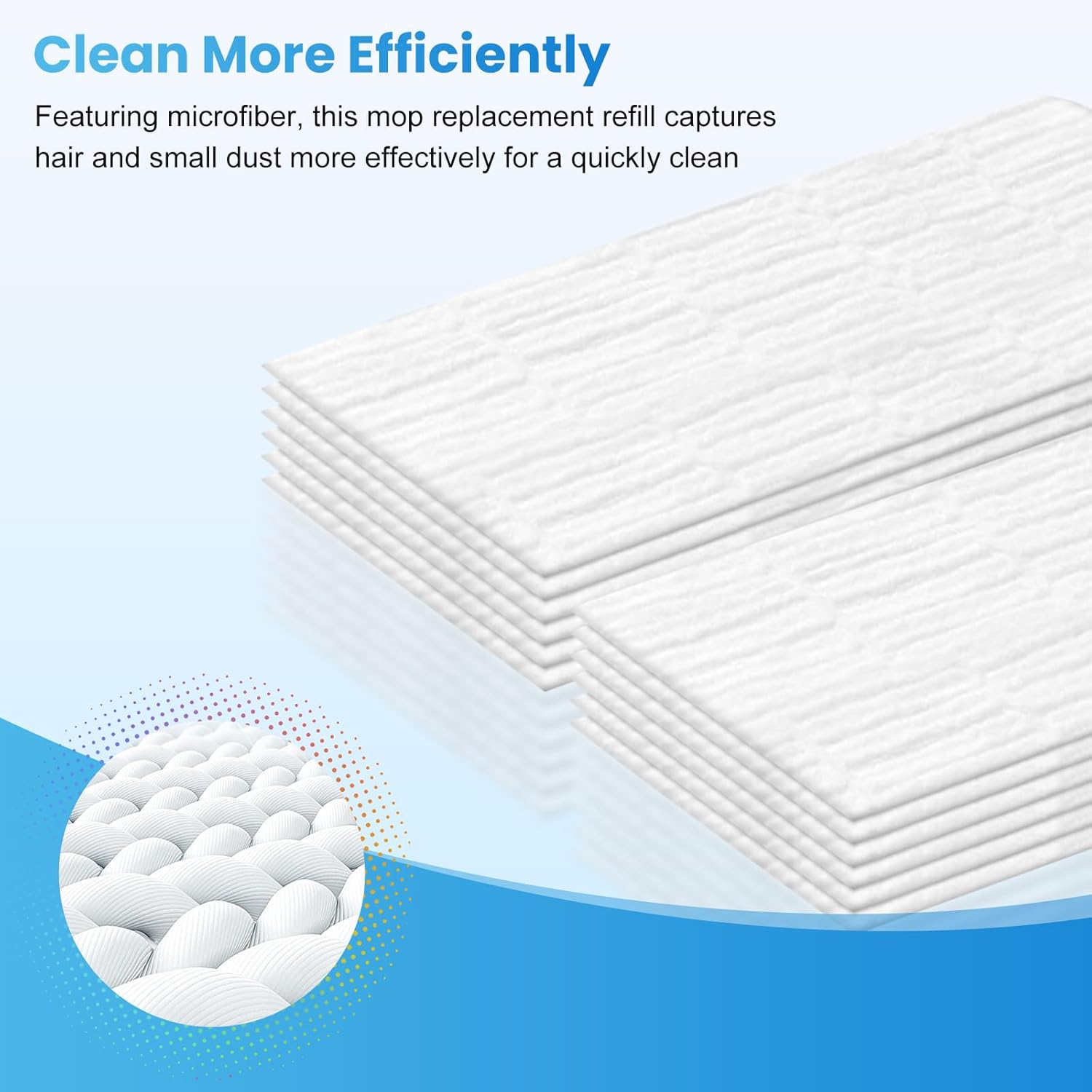 XL Dry Sweeping Cloth Refills for Swiffer® Sweeper X-Large Mop, Daily Pet Hair Dust Dry Floor Cloth Refills for Floor Sweeping and Cleaning, 100 Count