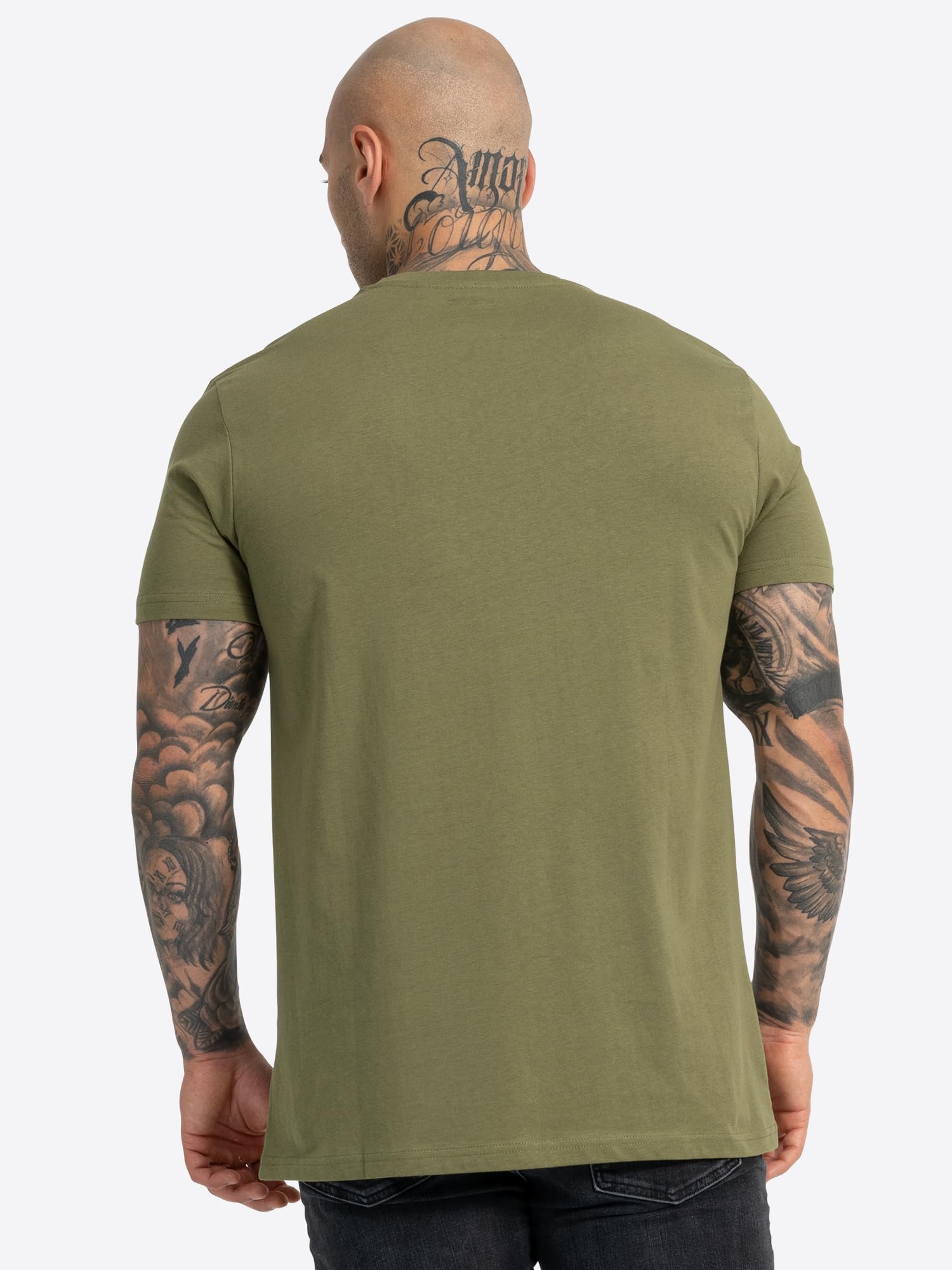 Lonsdale Herren T-Shirt Normale Passform Doppelpack Bangor