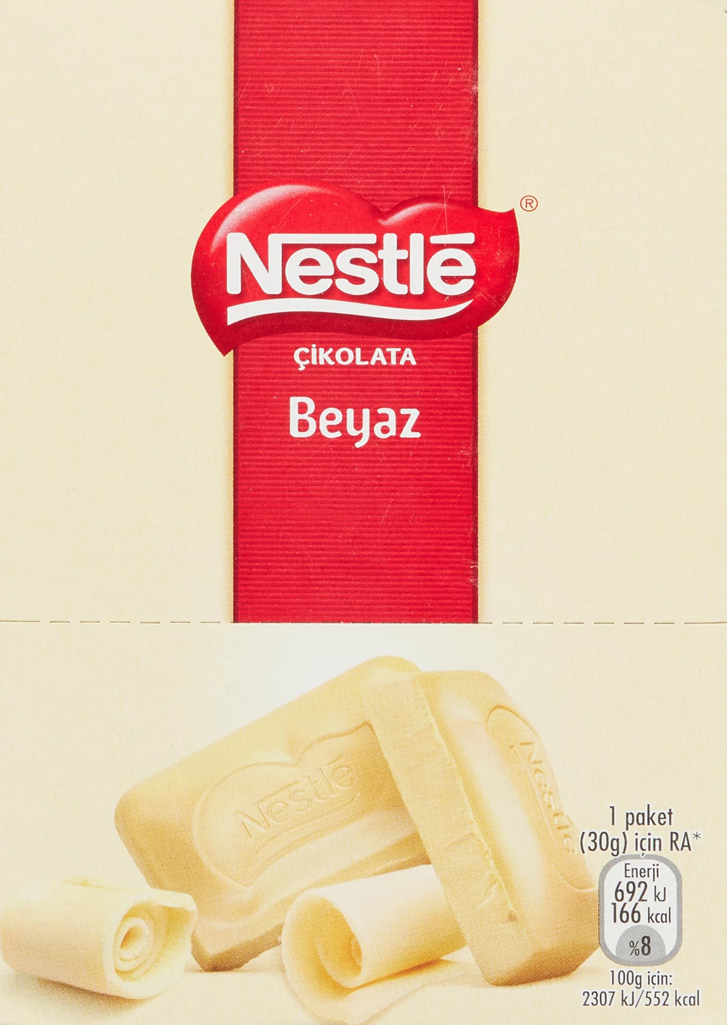 Nestlé Beyaz Çikolata, 30 g x 12