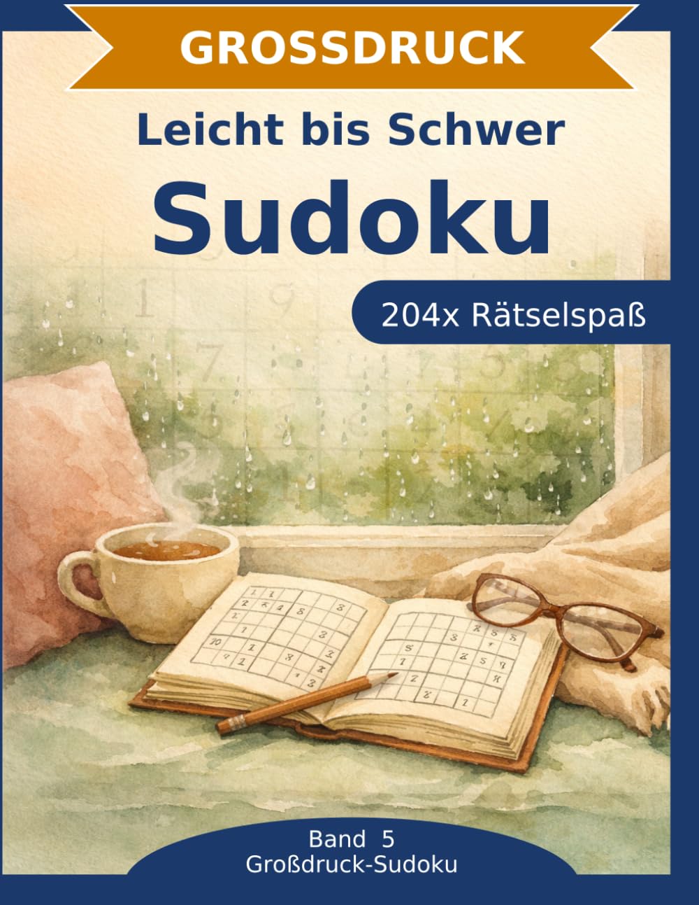 Sudoku Rätselbuch in Großdruck: Leicht bis Schwer: 204 Sudoku in Großdruck | Drei Schwierigkeitsstufen | Denksport für jede Stimmung | Der perfekte Mix (Großdruck-Sudoku)