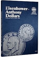 Whitman Coin Folder U.S. Eisenhower and Susan B. Anthony Dollars 1971 – 1999 #9023