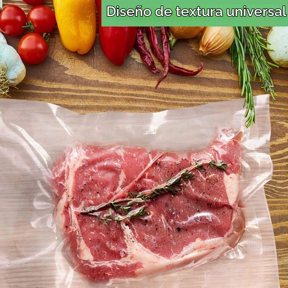 O2frepak 150 Bolsas de Vacío Para Alimentos 15x25/20x30/28x40cm Sin BPA