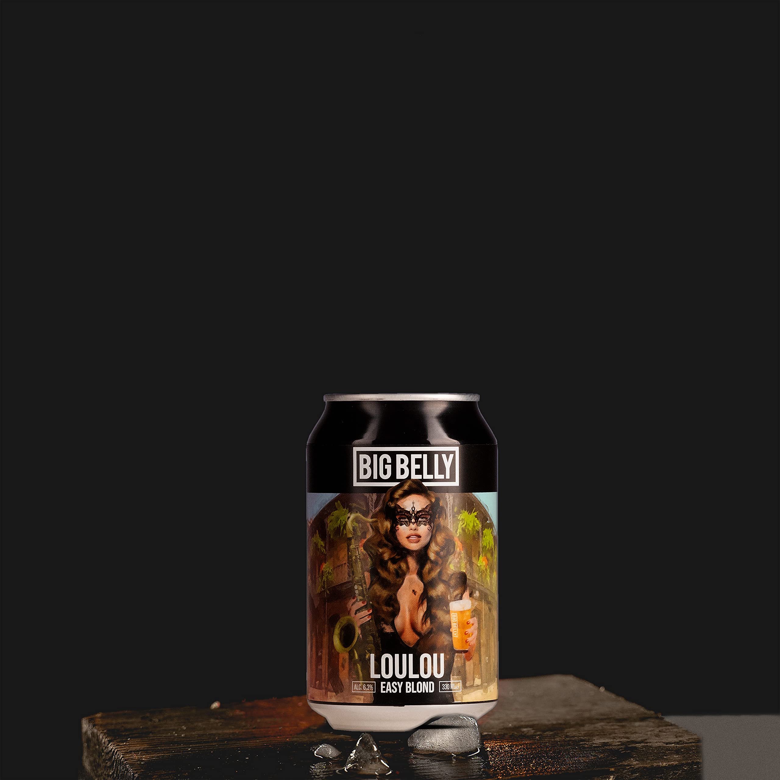 Big Belly `LouLou´ Easy Blond 6,3% (24 x 0,33l) ** Sparpack 22+2 GRATIS ** (inklusive 6,00 € Pfand)