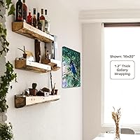 Vista 5 de 3dRose Museum Grade Canvas Wrap - Outline of Scotland with the Sinclair clan family tartan. Creative Studios Scottish Tartans