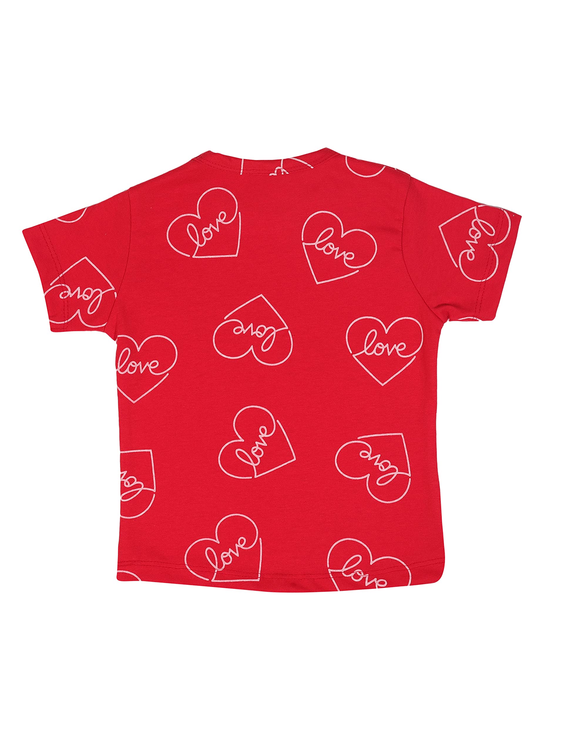 NammaBaby Cotton Printed Regular Fit Round Neck Girls T-Shirt (Pack of 3, 13 Years-14 Years) - Image 3 thumbnail