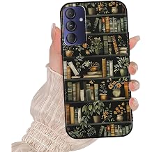 Bookshelf Floral Phone Case for Gabb Phone 4 pro 6.5", Vintage Bookcase-Style Leaves Flowers Plant Soft Silicone TPU Shockproof Protective Phone Cover Cases for Girls Women
