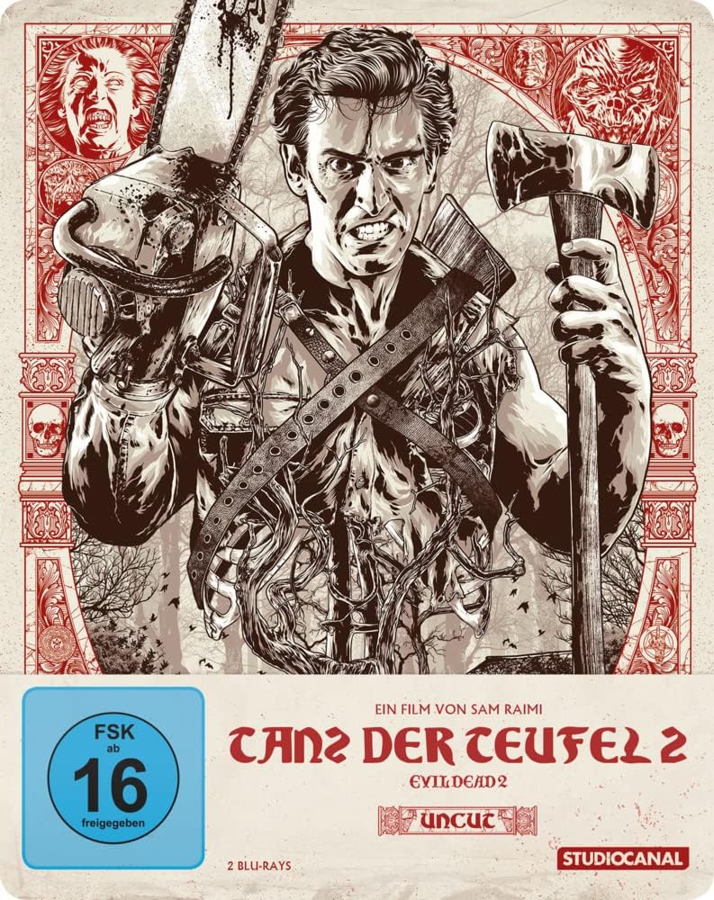 Evil dead 2 (4K UHD + Blu-ray) (Uncut) (Limited Steelbook) (Import)