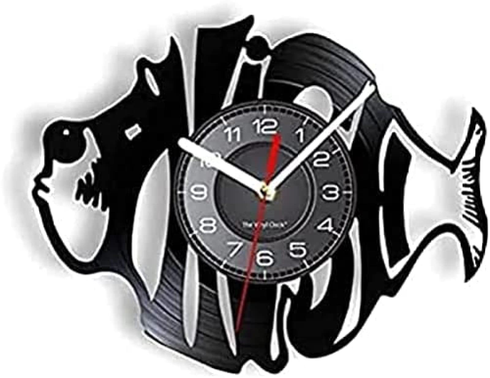 Horloge Murale Poisson Clown Silencieuse pour En finir avec les Bruits de Tic-Tac