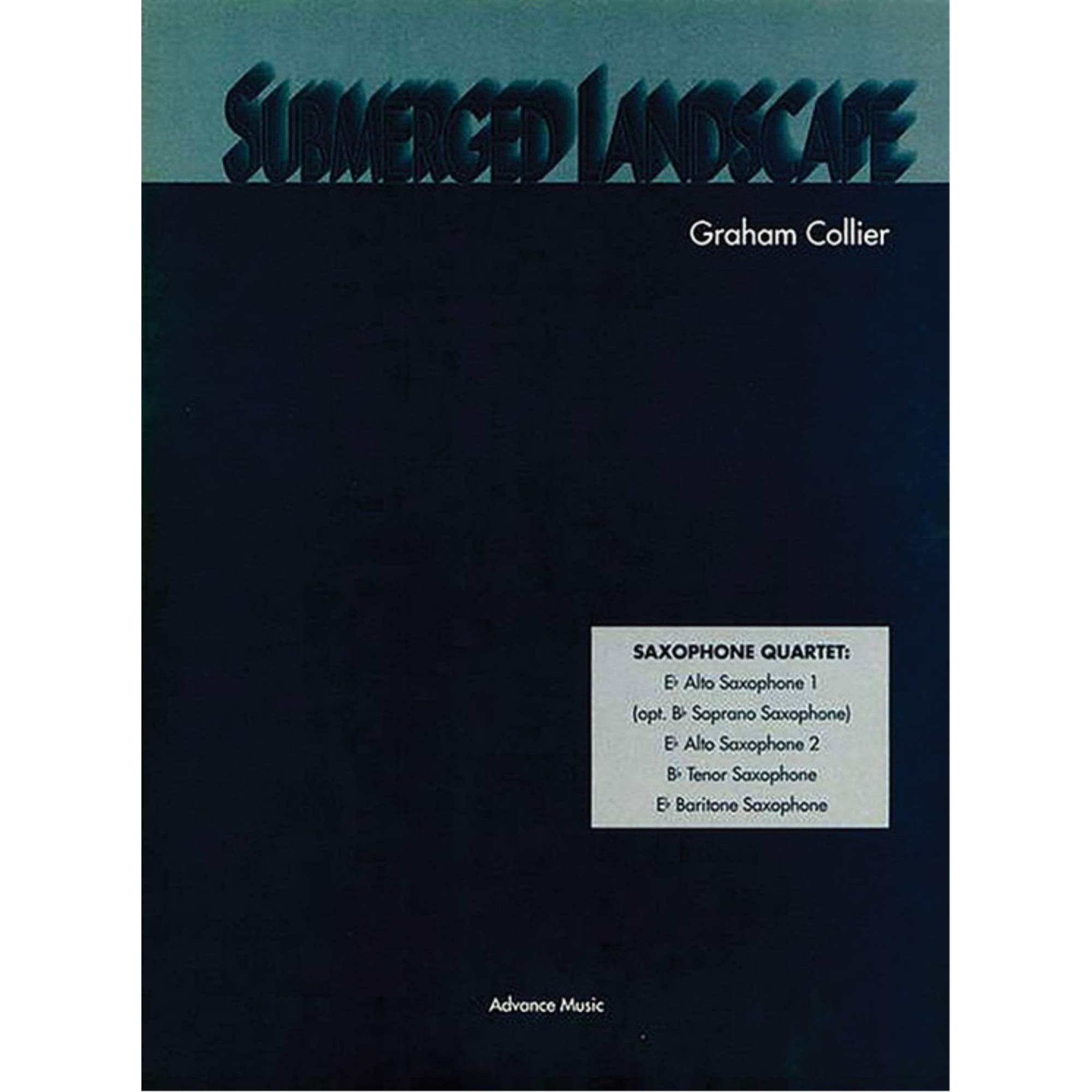 Submerged Landscape 4 saxophones recueil de partitions pour quatuor