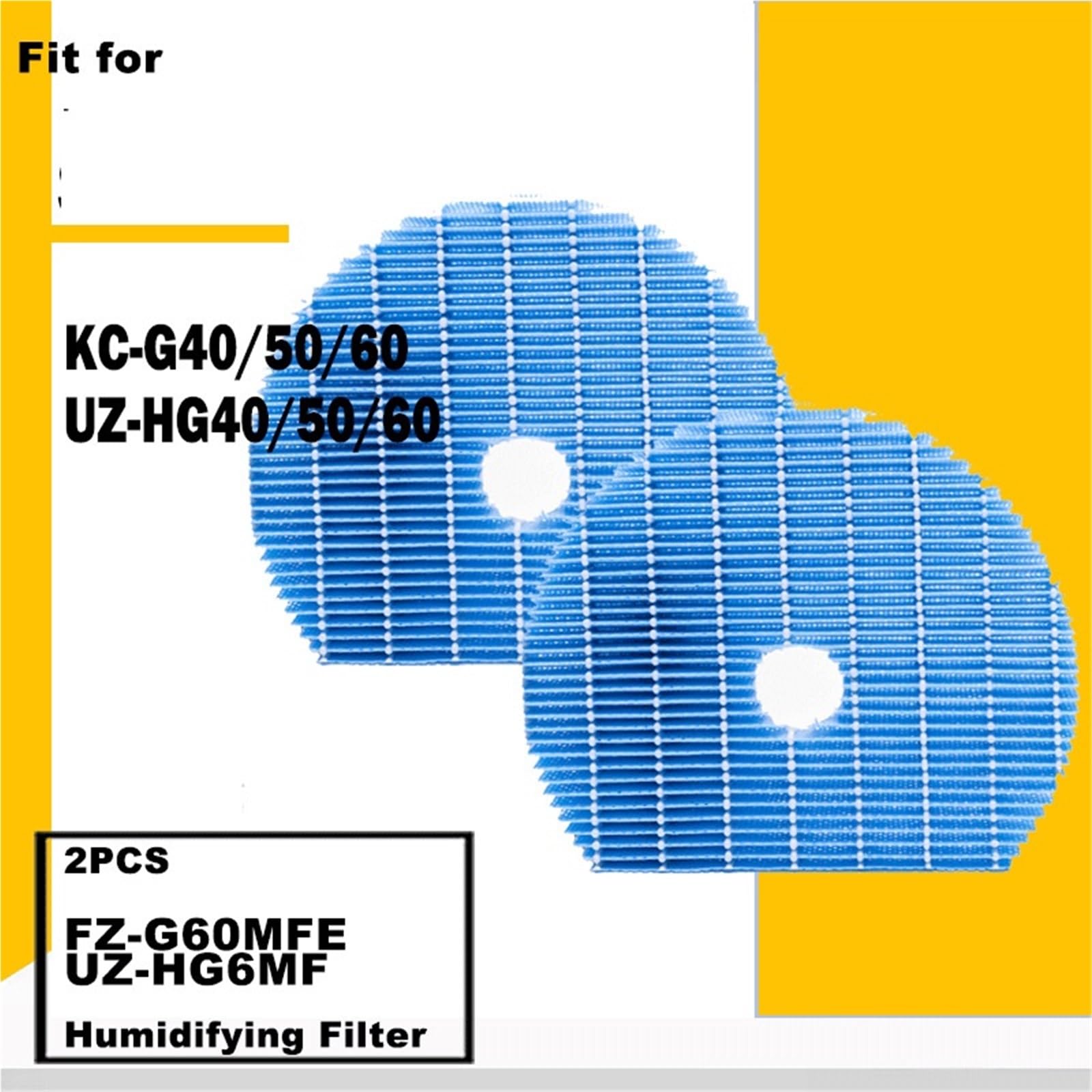 Kompatybilny Z Sharp KC-G40/50/60 I UZ-HG40/50/60 Wymiana Filtra Nawilżającego FZ-G60MFE UZ-HG6MF Akcesoria Do Oczyszczacza Powietrza(1pc)