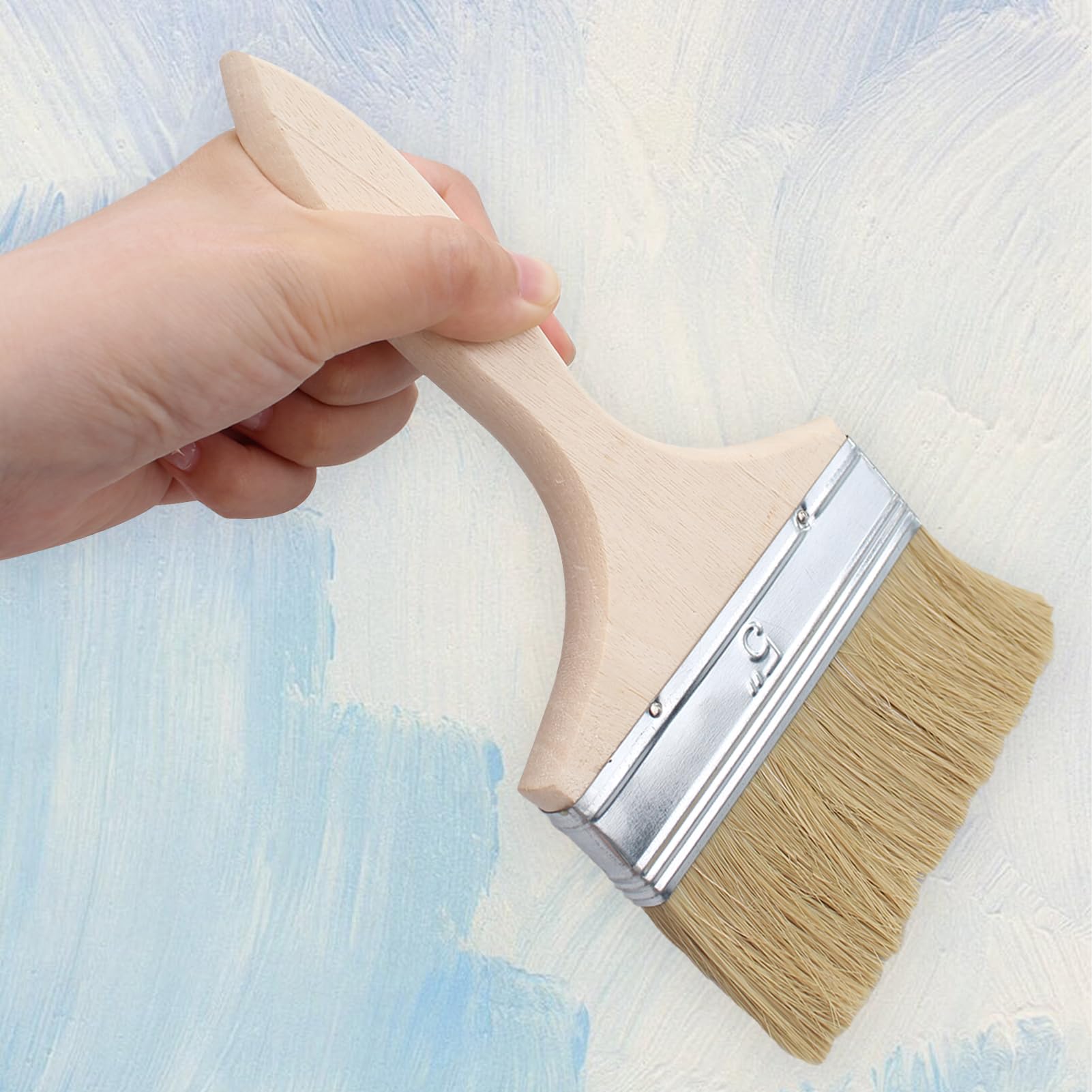 Brochas Pintura Set Tamaños (13-50mm), Para Paredes Y Madera