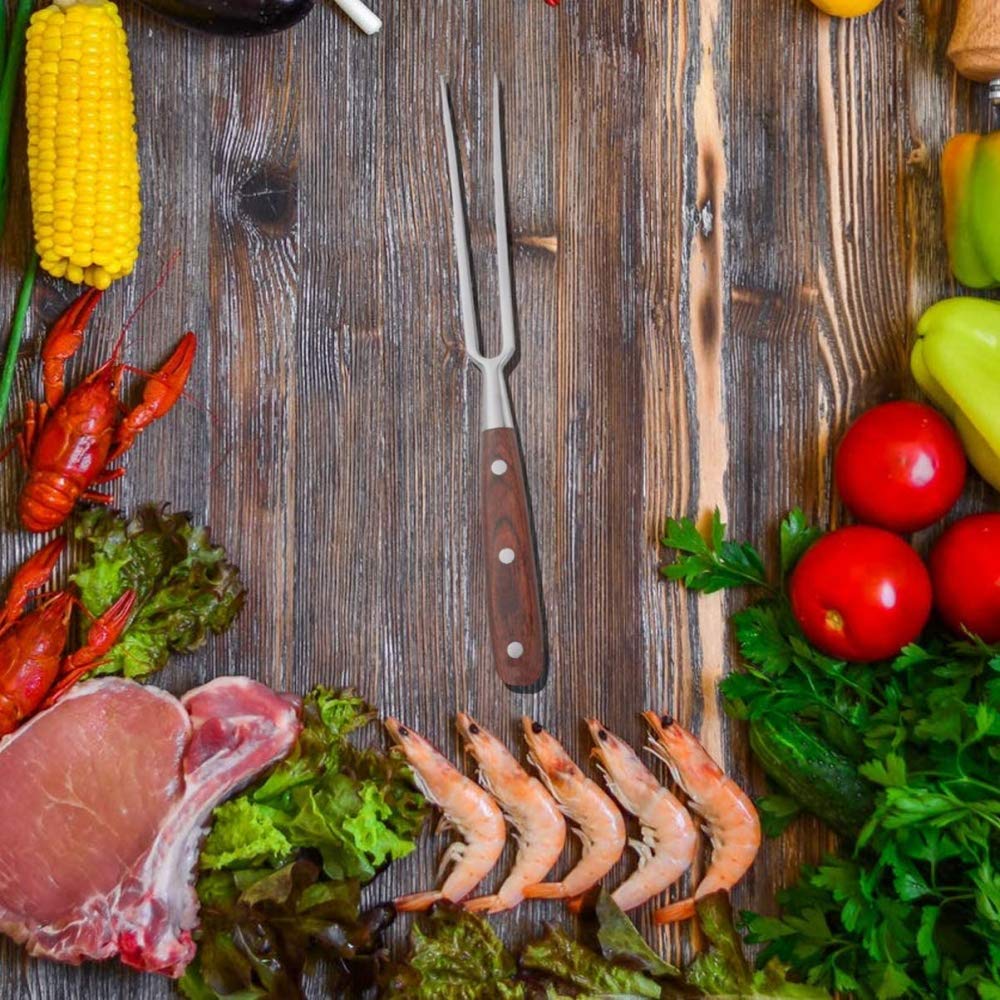 zaizai Tenedor para Barbacoa Tenedor para Carne De Acero Inoxidable Tenedor Tenedores Tenedores Dos Tenedores Utensilios De Cocina Juego De Herramientas para Carne De Cerdo Pavo Pollo Carne