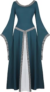 Renaissance Costume Women Dresses: Fairy Costume for Women Medieval Dress Renfaire Outfit - Halloween Theme Parties
