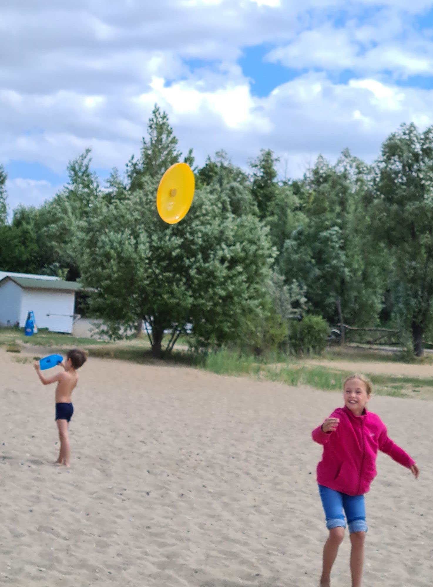 alldoro Sky Light, diámetro Aprox. Disco Frisbean de 27 cm con 3 LED para Playa, jardín y Exterior, Juego de Lanzamiento para niños a Partir de 4 años y Adultos, Color Naranja, (63019) — view 7