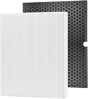 FUDOVA 116130 Replacement Filter H Compatible with Winix 5500-2 Air Purifier, True HEPA Filter & Activated Carbon Filter Sets