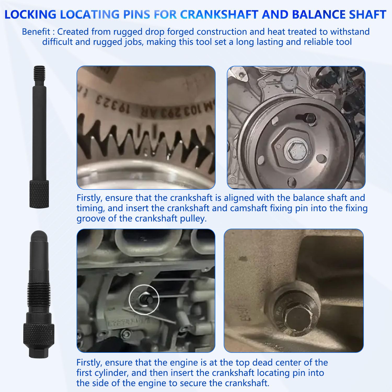 Amazon.com: ZKTOOL Engine Camshaft Locking Timing Tool Set Fit for 