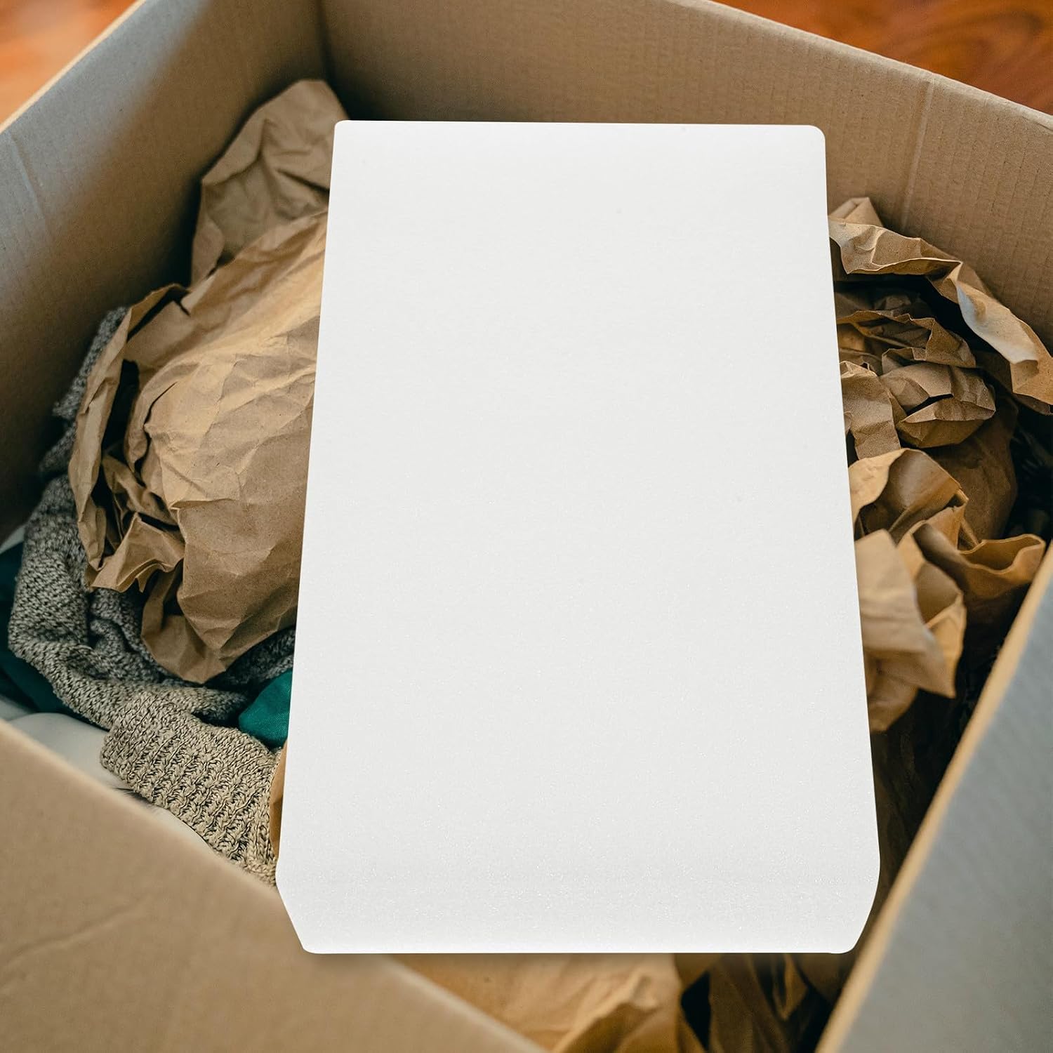 VALICLUD Express Foam Board Packing Liners 250x150x50mm White Pearl Foam Inserts 2pcs Multi-use for Shipping and Packaging Supplies