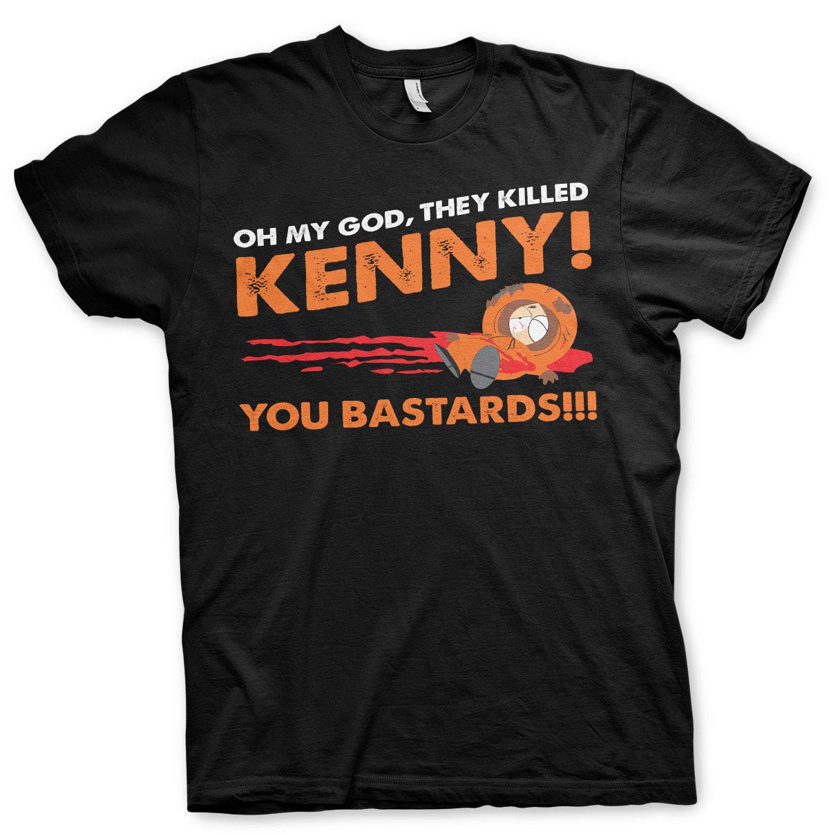 South Park Men's Black Officially Licensed They Killed Kenny! T-Shirt (Black), Medium