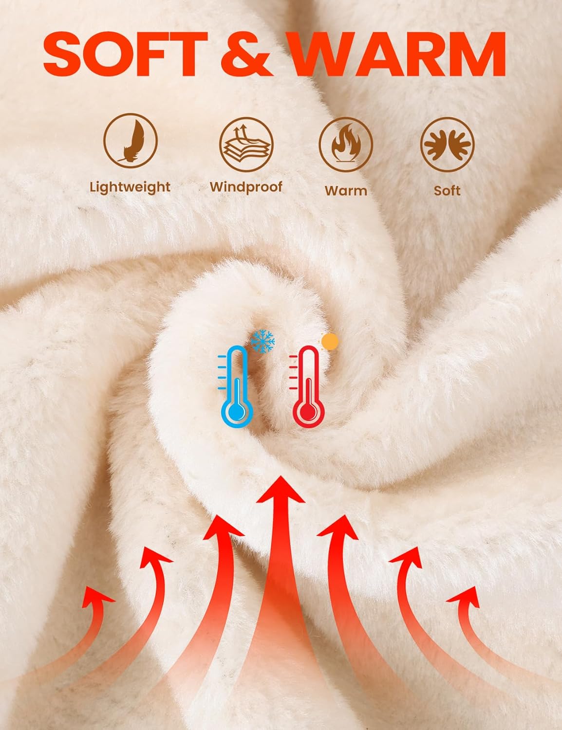 Yimoon Women's Cropped Puffer Jacket Winter Coat Sherpa Fur Lined Quilted Jacket With Hood - Image 4