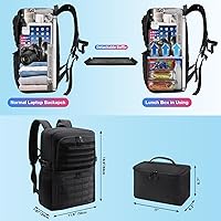 Vista 2 de BERTASCHE Mochila de almuerzo, negro-actualizado