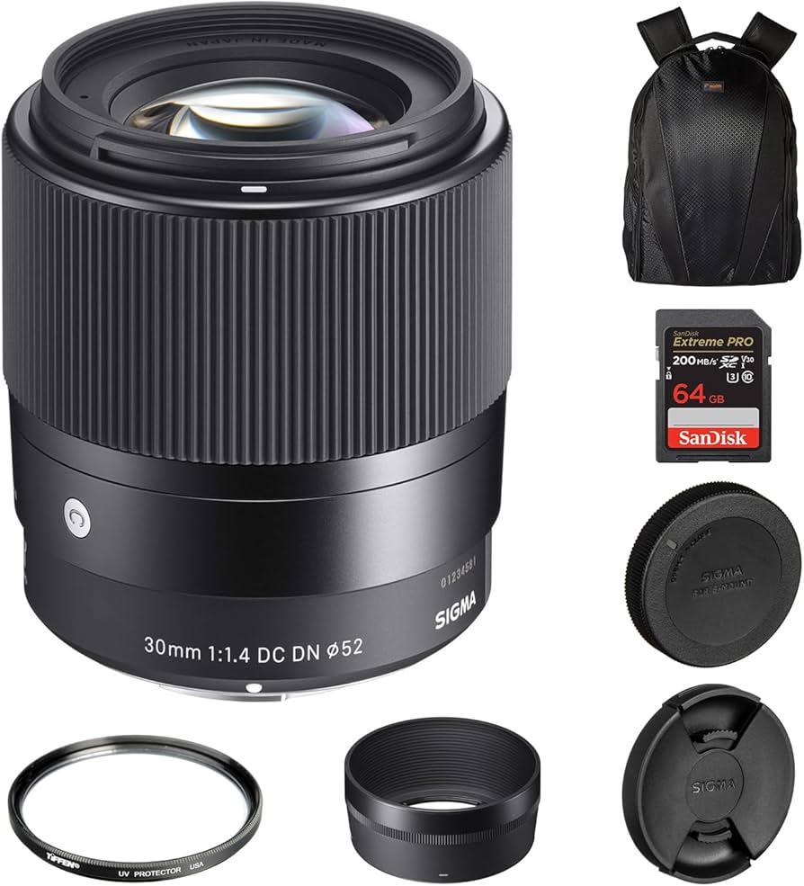Amazon.com : Sigma 30mm f/1.4 DC DN Contemporary Lens for Sony E