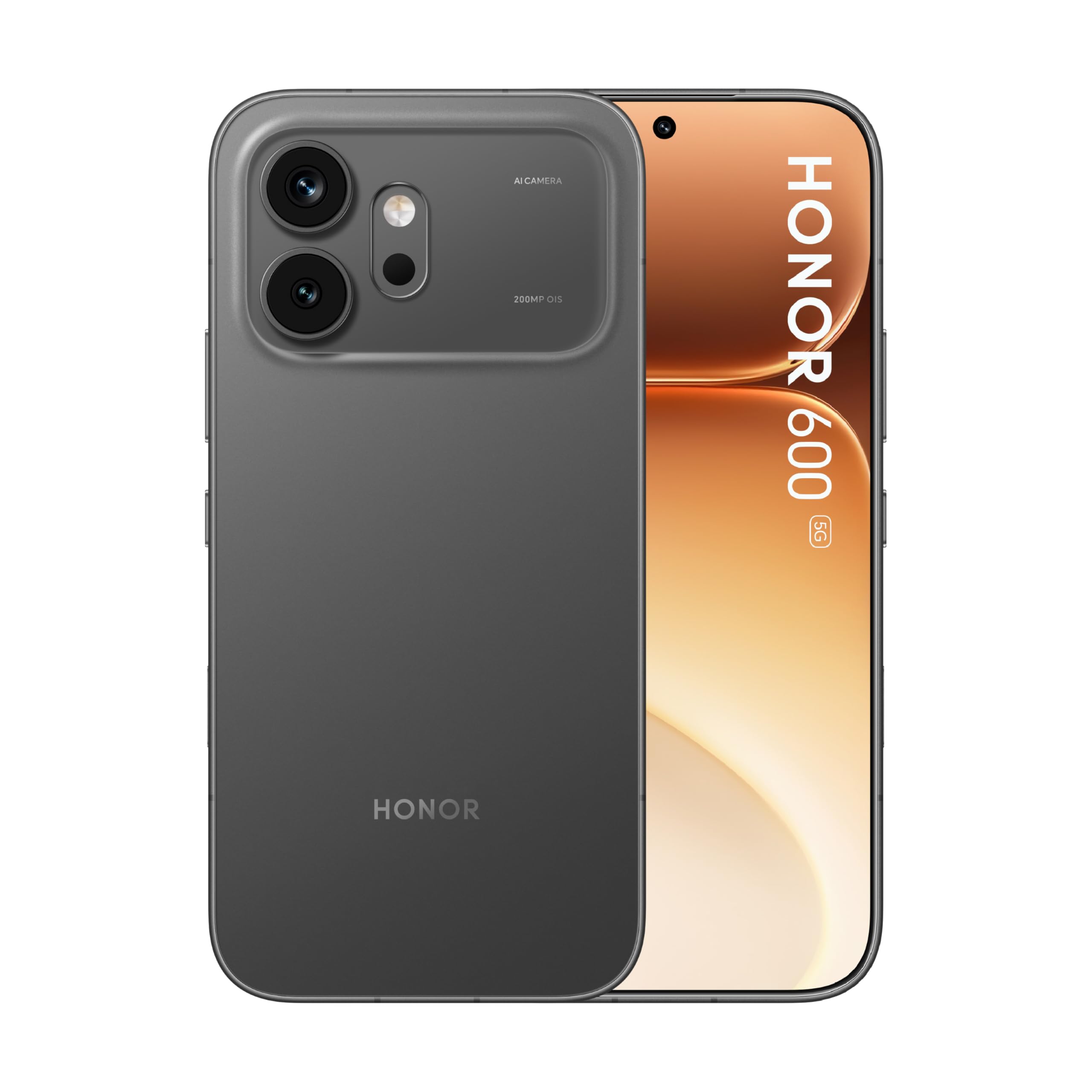 HONOR 600 (8/256GB) BLACK+EARBUDS S8 WHITE