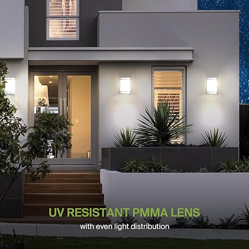 Miniatura 5 de ASD Lámpara LED de montaje en pared para exteriores de 10 pulgadas, lámpara moderna de bronce aceitado, 15 W, 3000 K, 4000 K, 5000 K, ajustable,