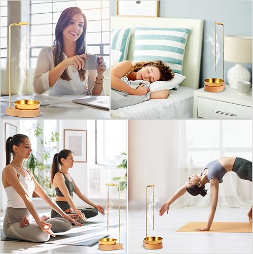 Miniatura 6 de Soporte de incienso para palos, quemador de incienso, bandeja de incienso de acero inoxidable con soporte de incienso de estilo simple, quemador de