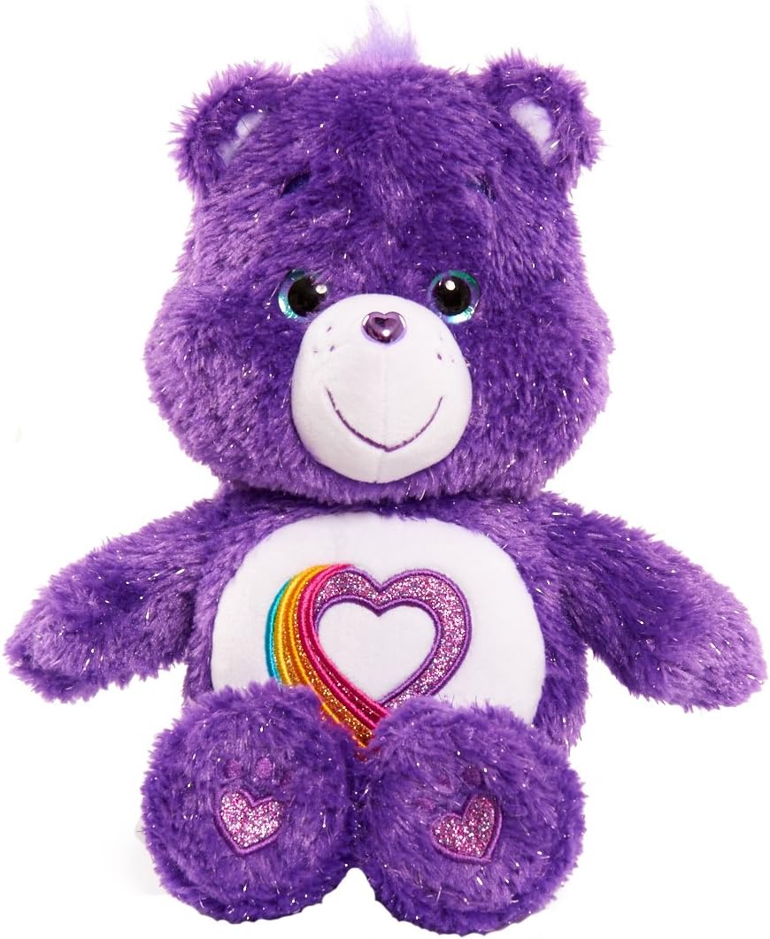 Exсluѕіvе Just Play Care Bears Rainbow Heart 35th Anniversary Plush