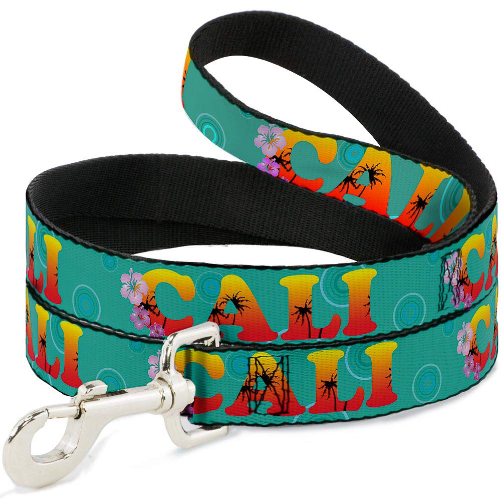 Laisse pour chien Buckle-Down Cali Tropical : style coloré pour balades à la plage