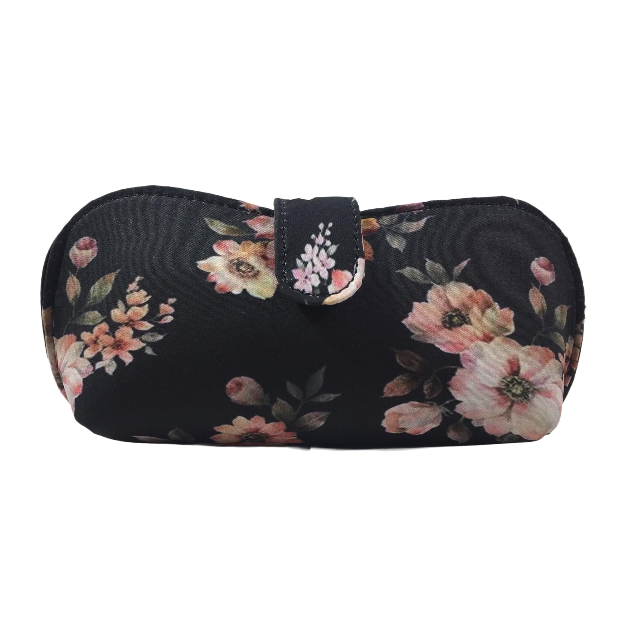 Floral Eyeglass Case | Stylish Sunglasses Holder for Women & Men | Fabric Spectacle Case with Magnetic Closure | Trendy Glasses Box for Daily & Travel Use