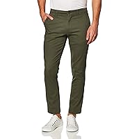 Amazon Essentials Pantaloni Casual Chino Elasticizzati dal Taglio Classico Uomo