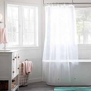 Room Essentials Solid PEVA Shower Curtain