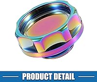 Vista 6 de Tapa de llenado de aceite para motor, cubierta del tanque modificado para motor Honda Serie B para motor Honda Serie D Multicolor