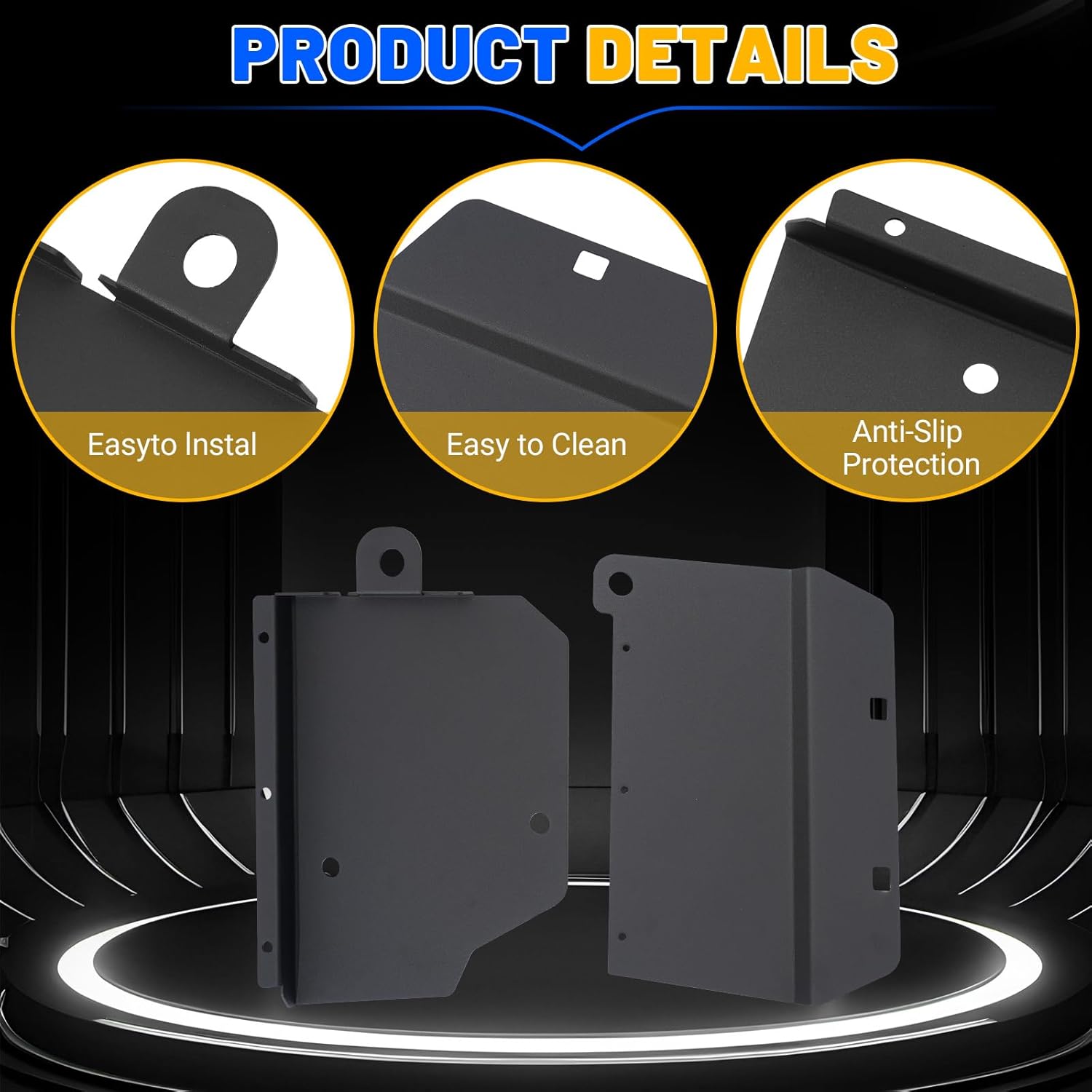 Aluminum Underbody Cavity Shield Cover Compatible with 2022-2025 Ford Maverick, Left Driver Side Rear Wheel Underbody