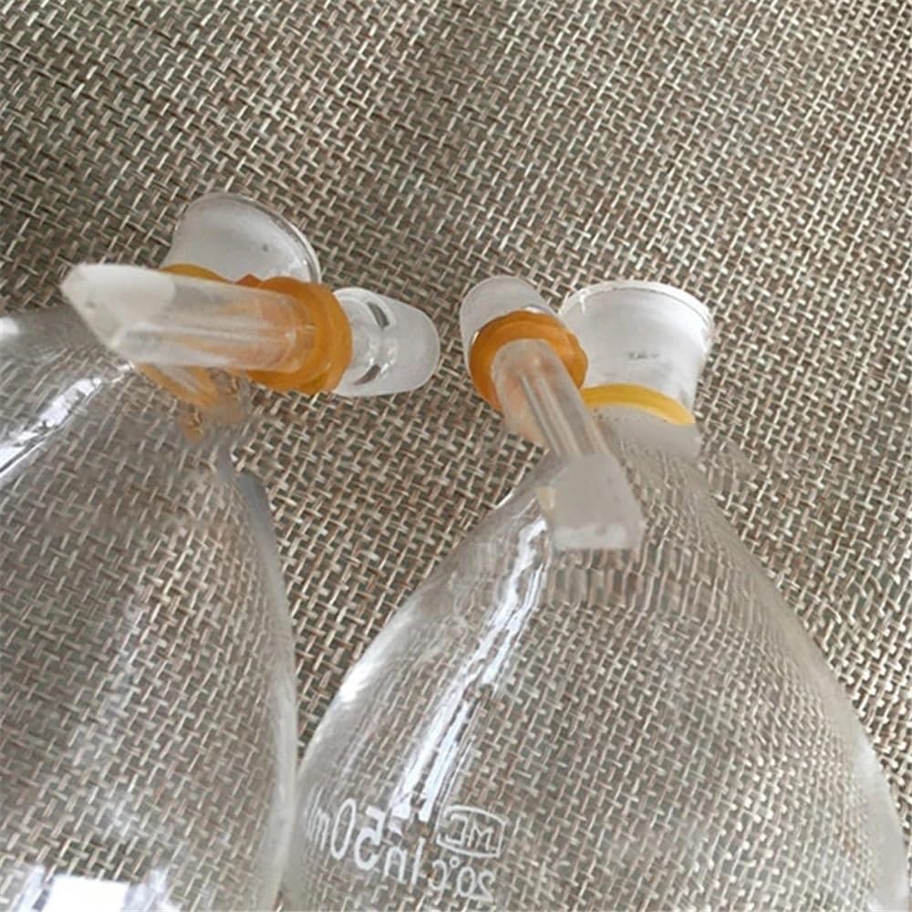 5 teile/los 5 ml 10 ml 25 ml 50 ml 100 ml Glas Ball Form Schwerkraft Flasche Solide Pyknometer Labor glaswaren(25ml)
