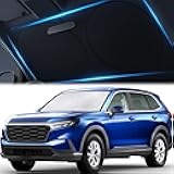 Magnelex Car Windshield Sunshade | Innovative No-Light-Pass Technology for Maximum Protection | Foldable Sun Shade Keeps Your Vehicle Cool | Fit for Cars, Trucks, and SUVs | Large (63 x 33.8 in)