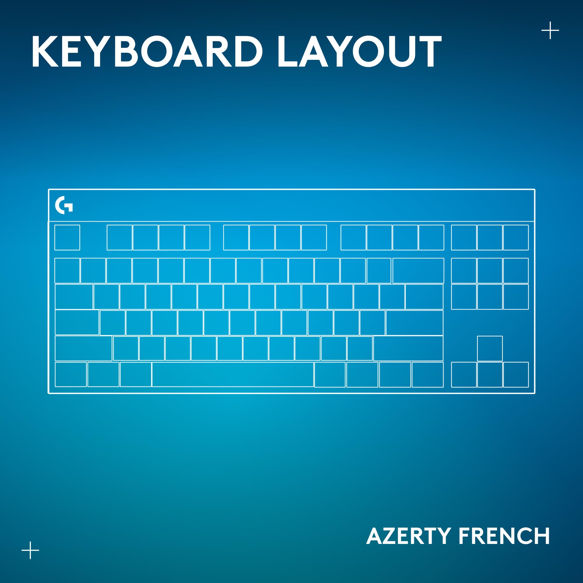 Logitech G G915 X Lightspeed TKL Low-Profile Wireless Gaming Keyboard AZERTY - Dettaglio