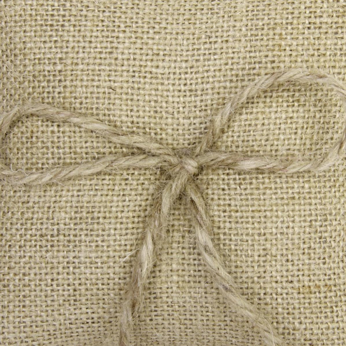 Wedding Ring Bearer Pillow Cushion, Beige Jute Bowknot Ceremony