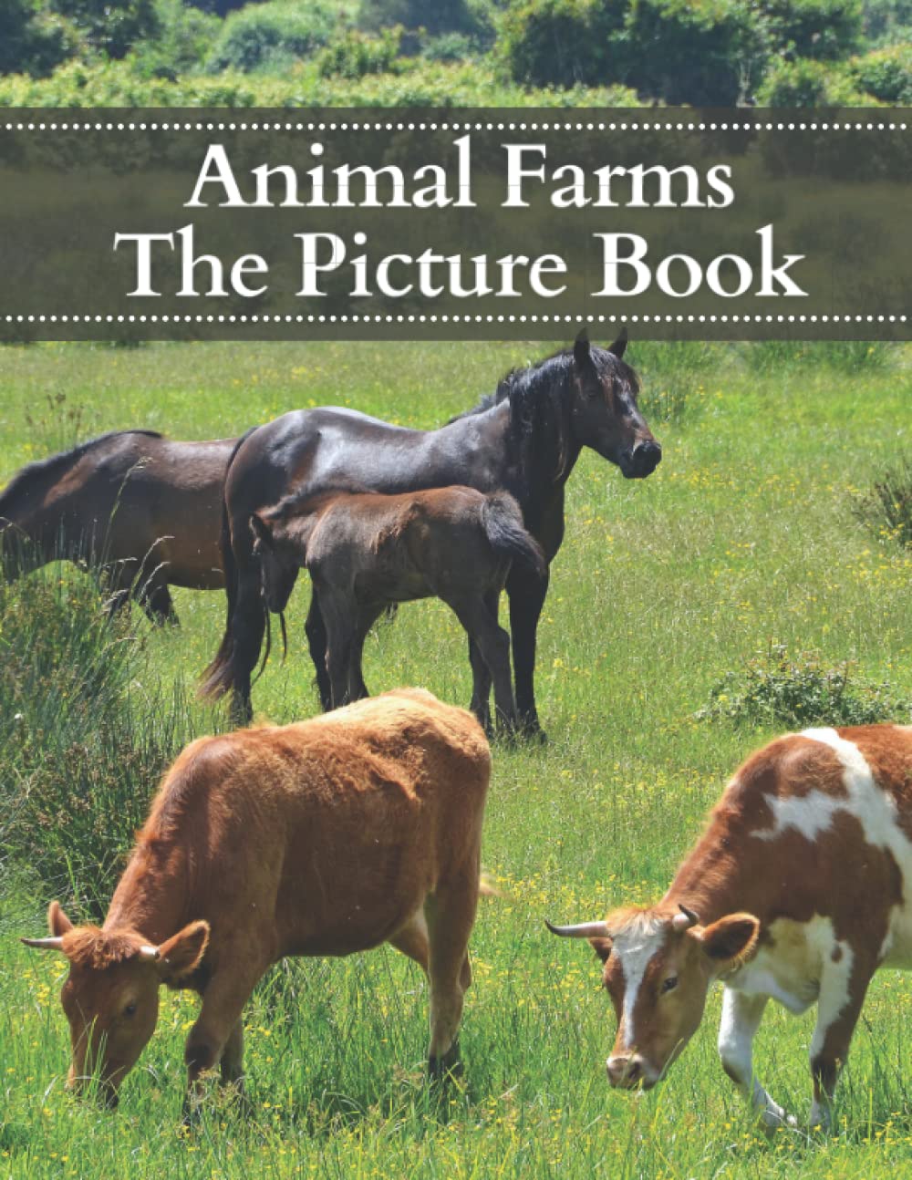 Farm Animals: The Picture Book of Farm Animals for Seniors, Dementia Adults with Alzheimer's, and Patients to Help Memory Loss.
