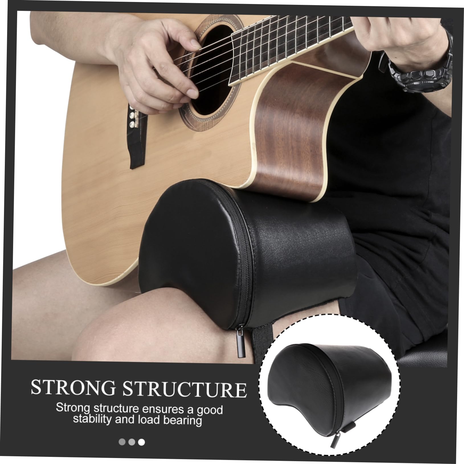 Poggia Per Chitarra Poggiapiedi Per Chitarra Flamenco Resistente E Leggero Cuscino Antiscivolo