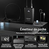 Phenyx Pro Système de Microphones sans Fil UHF Dual PTU-71-1H1B - 5