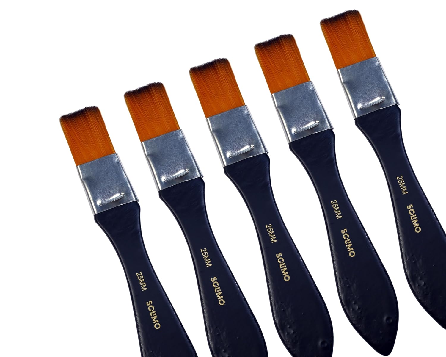 New Year Sale Amazon Brand - Solimo 25Mm Flat Paintbrush Set (5Pc) - Ideal For Acrylic, Watercolor, Gouache, Varnish &Amp; Craft Painting - Professional Artist Quality 1 New Year Sale Amazon Brand - Solimo 25Mm Flat Paintbrush Set (5Pc) - Ideal For Acrylic, Watercolor, Gouache, Varnish &Amp; Craft Painting - Professional Artist Quality