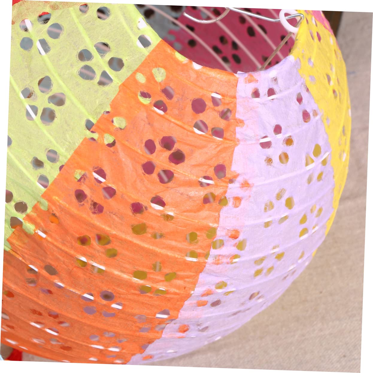 Hemobllo 9 Piezas farol de papel festivo linternas decorativas linterna LED decoración halloween decoración de halloween linternas chinas linterna de papel creativa linterna creativa