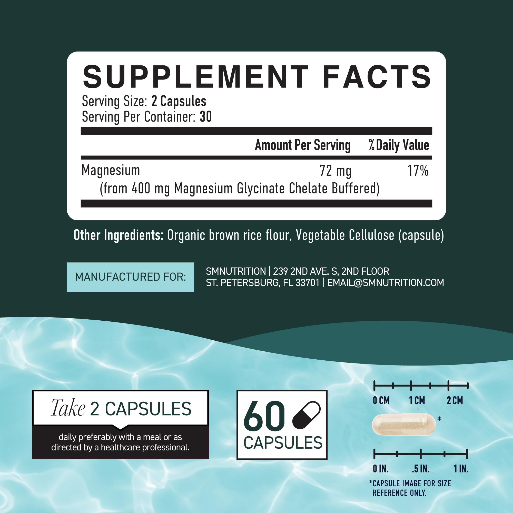 Magnesium Glycinate 400mg, Chelated Magnesium Glycinate, Maximum Absorption — Amazon image 6