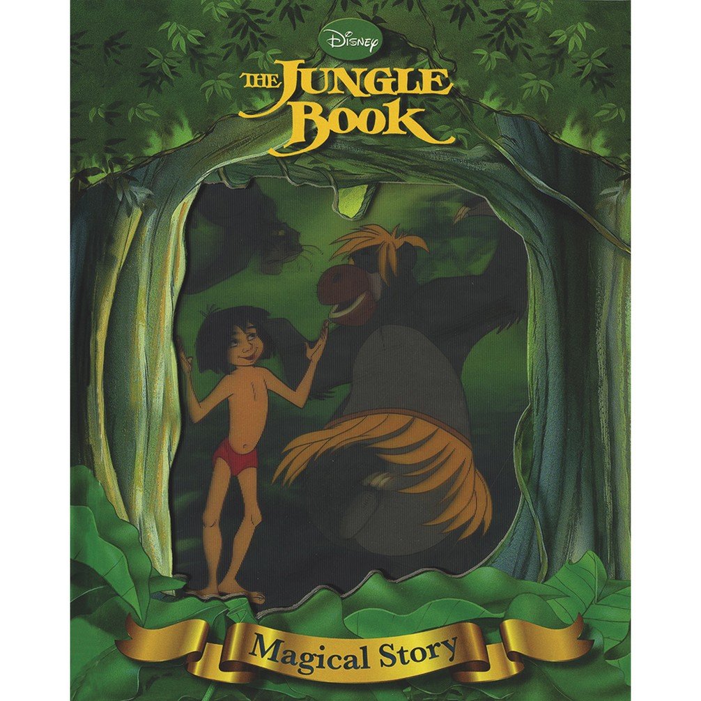 Disney's Jungle Book Magical Story with Lenticular Front Cover