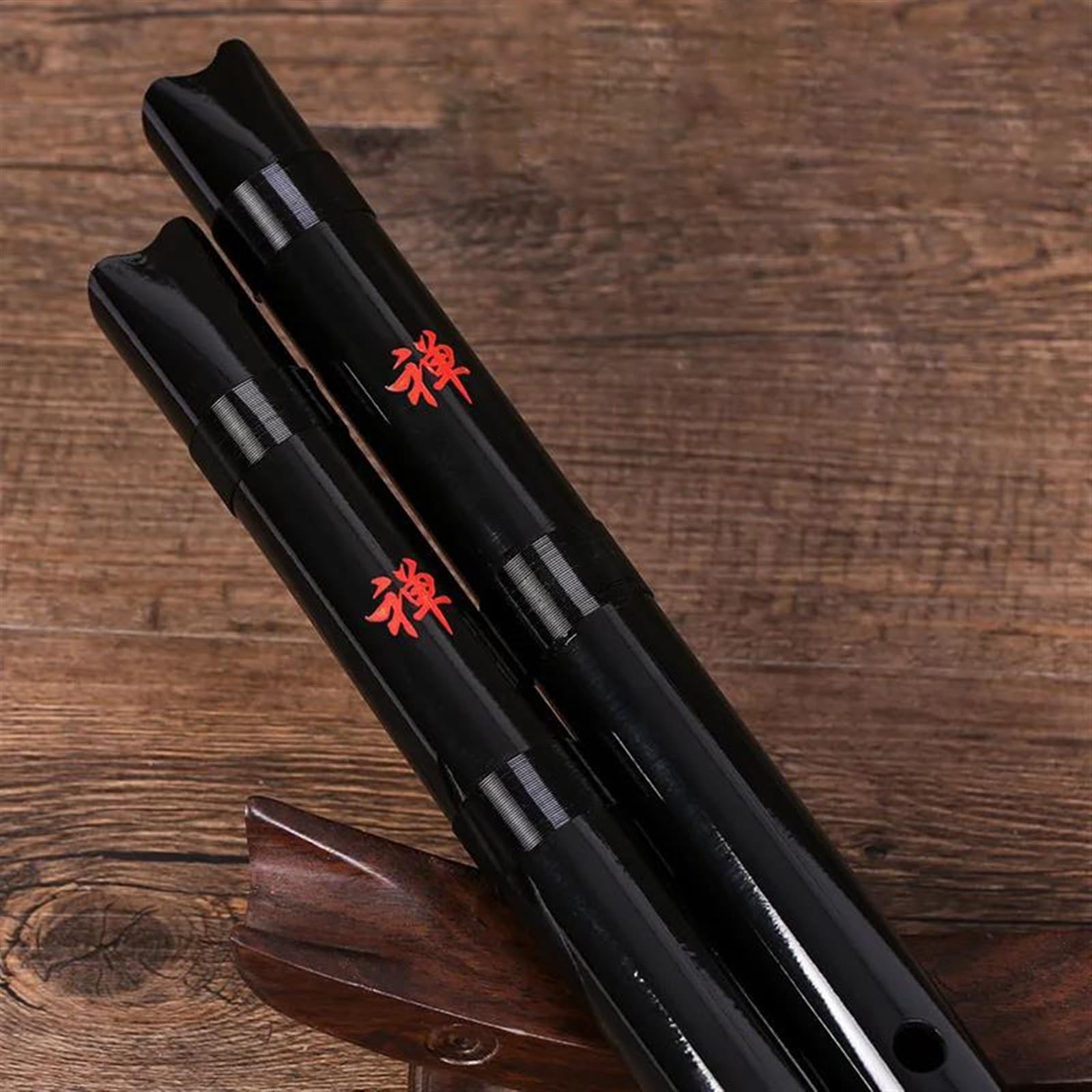 Bambus Bambus Shakuhachi 5 Löcher Flöte Weiß Bambus Kurz Xiao Holzblasinstrument Flauta(Brown)