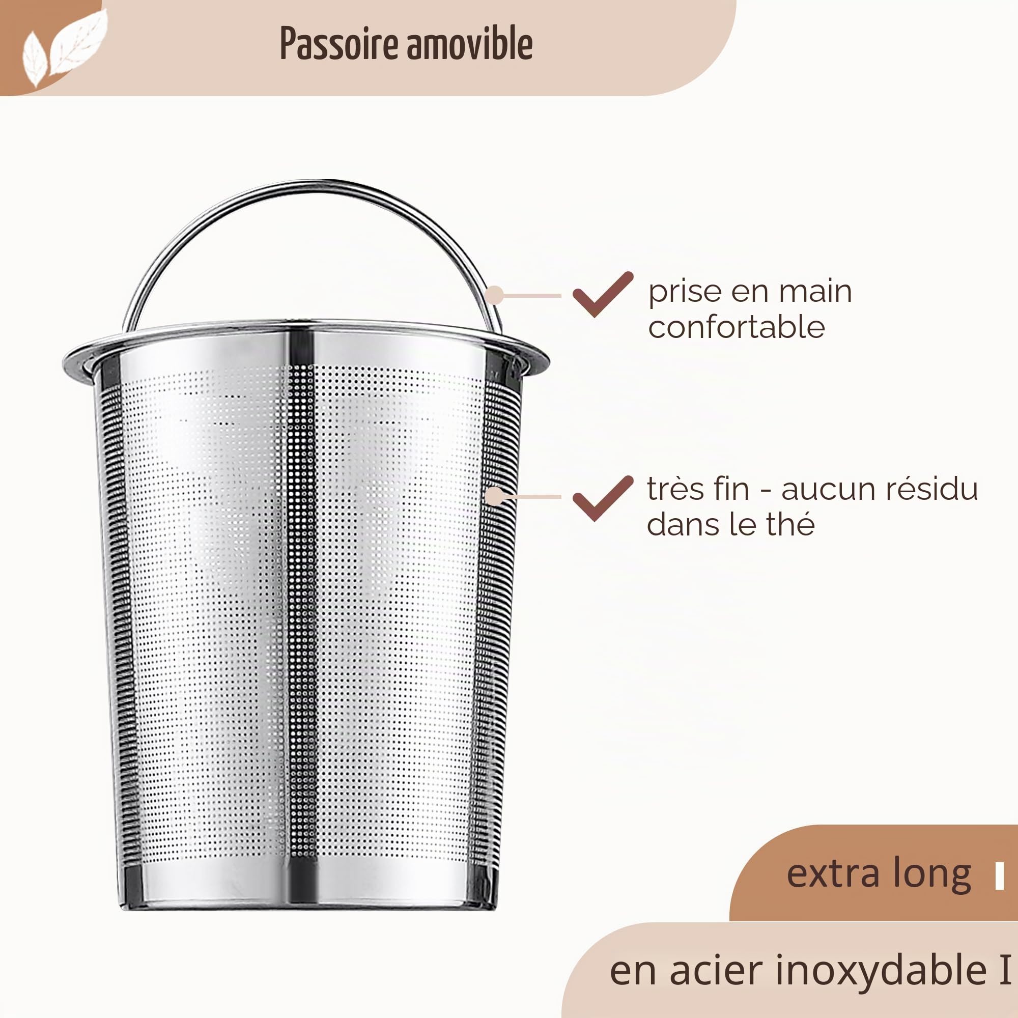 Théière en céramique avec infuseur - 1,2 l - Noir (anthracite) - Théière en céramique - Accessoire de thé pour thé en vrac