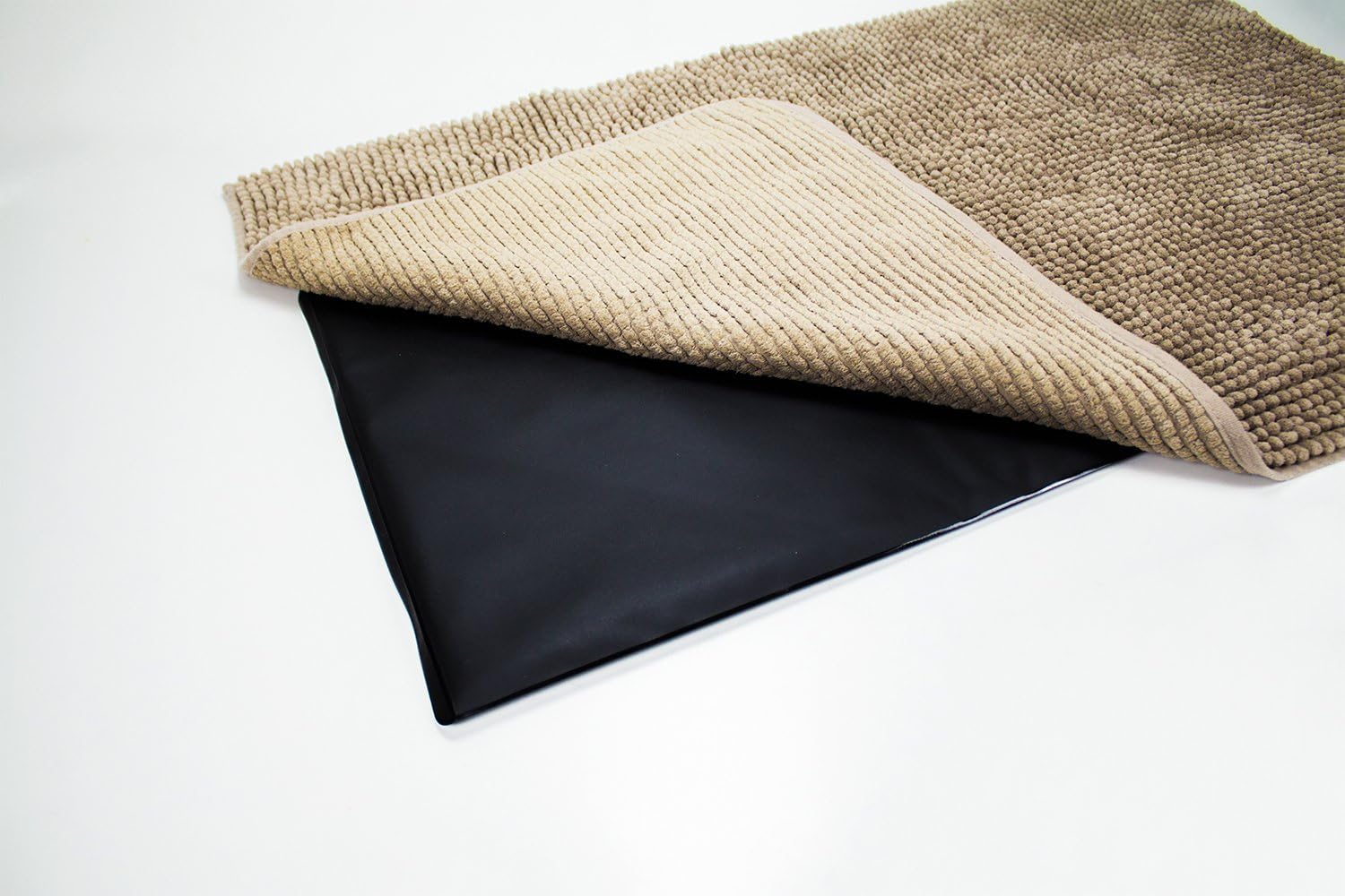 Funk-Alarmtrittmatte XL - Pflegehilfe - mit mobiler Multifunktionsempfänger (Pager) & Funkschaltsteckdose (Licht an!) - 140cm x 40cm - Demenz Sturzprävention - Wegläuferschutz